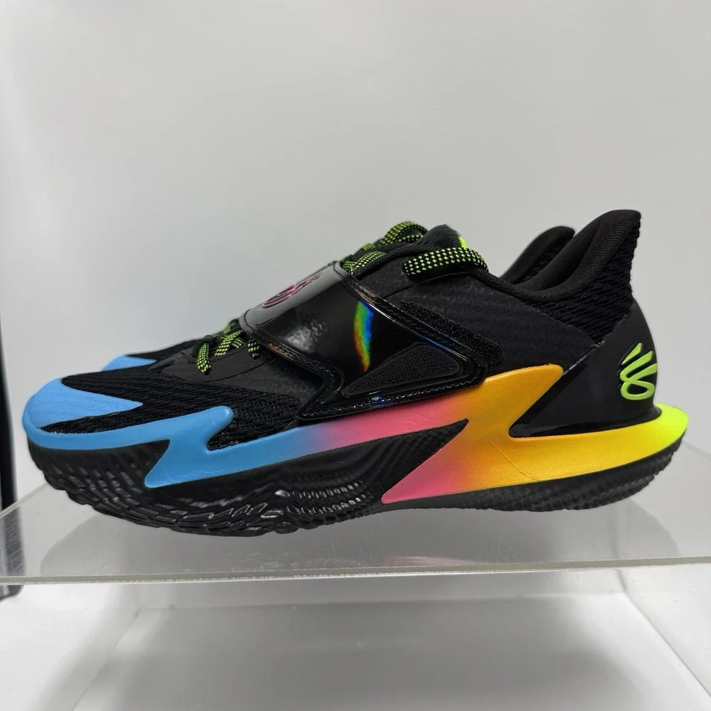 Brand New Under Armour Curry D Fox 2 6011189-001 Black Blue Shoes Men's size 8.5